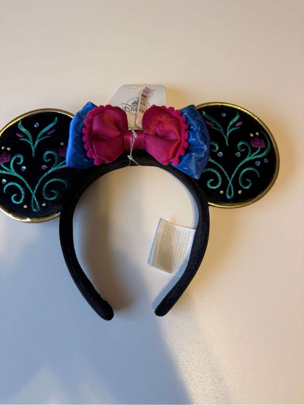 Genuine Disney Parks Frozen Anna Ears Minnie Ears Headband 2024- brand new